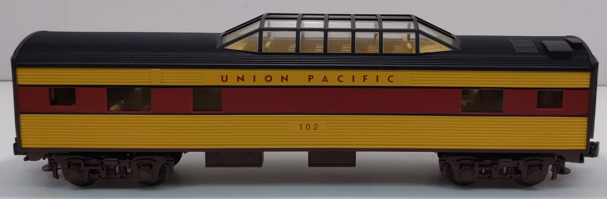 MTH 30-6107D Union Pacific 0-27 Streamlined Vista Dome Passenger Car #102 LN/Box