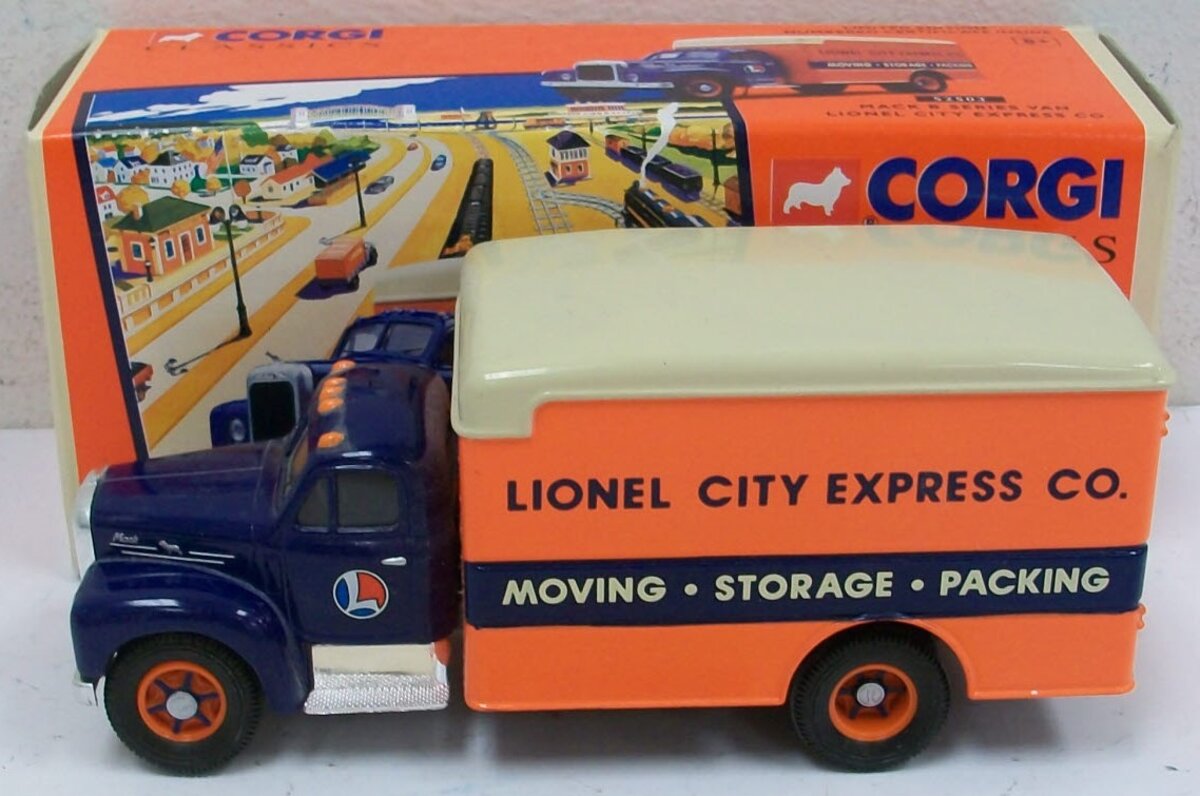 Corgi 52503 1:43 Lionel City Express Co. Mack B Series Moving Van