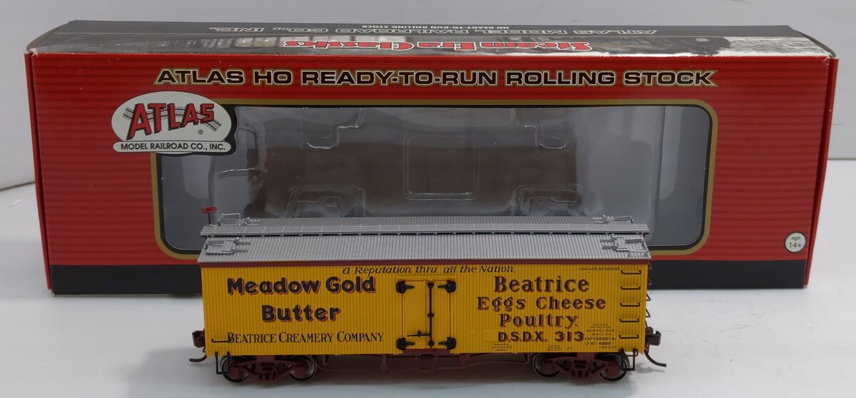 Atlas 20001681 HO Scale Beatrice Creamery 36' Wood Reefer #313