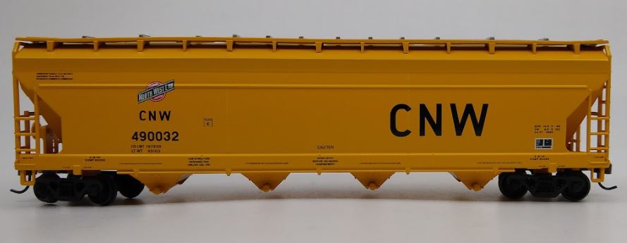 Athearn 7203 HO Scale CNW  ACF Centerflow Freight Car #490032 LN/Box