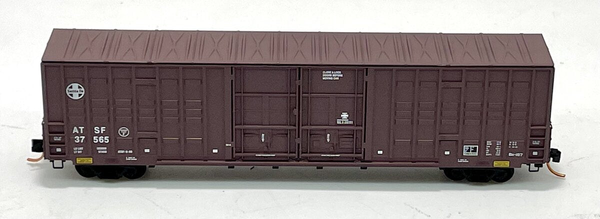Micro-Trains 10300062 N ATSF 60' Excess Height Double Plug Door Boxcar #37565