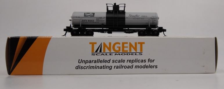 Tangent 13011-04 HO Scale General American 8K Galloon Tank Car "Stauffer" #81093 LN/Box