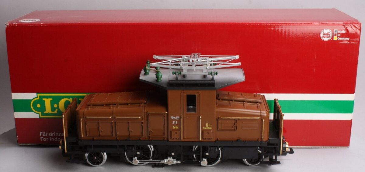 LGB 21440 G Scale RhB Ge 2/4 Electric Locomotive LN/Box