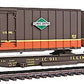 Walthers 932-41054 IC Mark IV Flexi-Van Flatcar w/Two Trailers #911