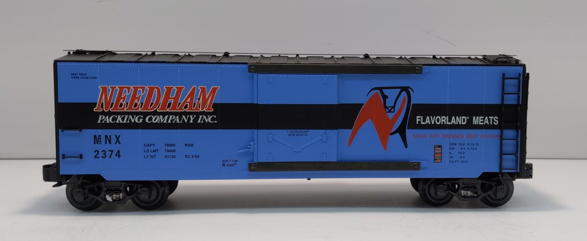 K-Line K761-8012 O Gauge Needham Packing Plug Door Boxcar LN/Box