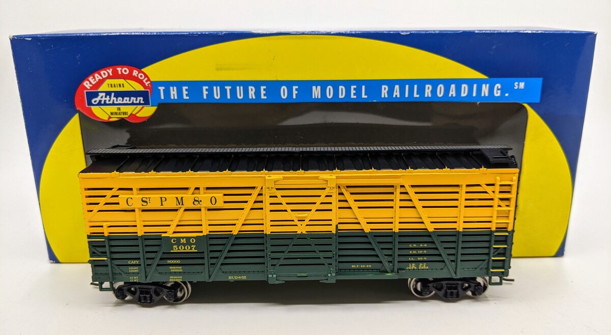 Athearn 73231 HO CStPMO/CMO RTR 40' Stock Car #5007