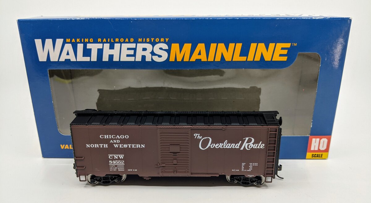 Walthers 910-1666 HO Chicago & North Western 40' AAR 1944 Boxcar RTR #84552