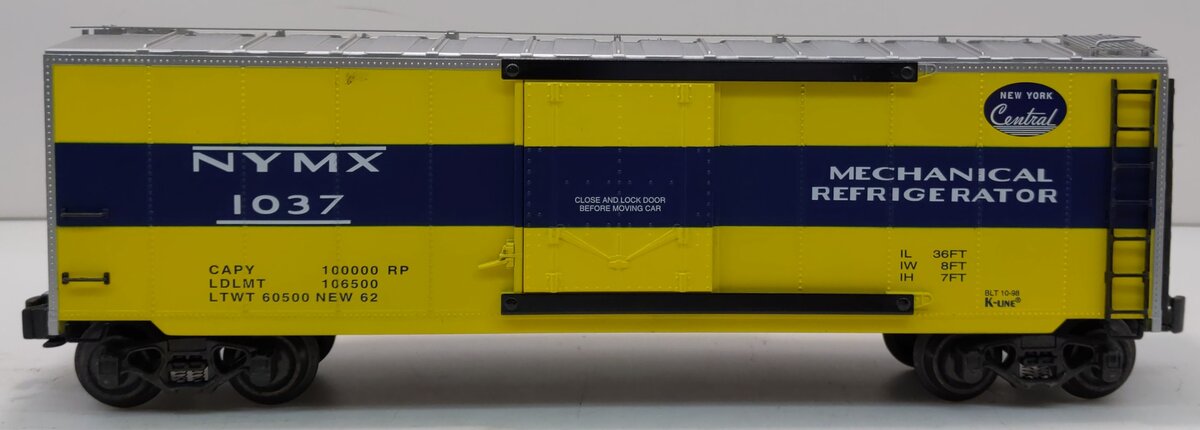 K-Line K761-1751 New York Central Mechanical Reefer #1037 LN/Box