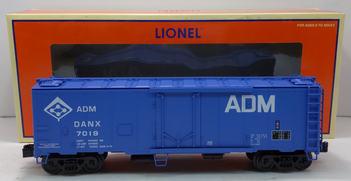 Lionel 6-27349 ADM Steel-sided Refrigerator Car #7019