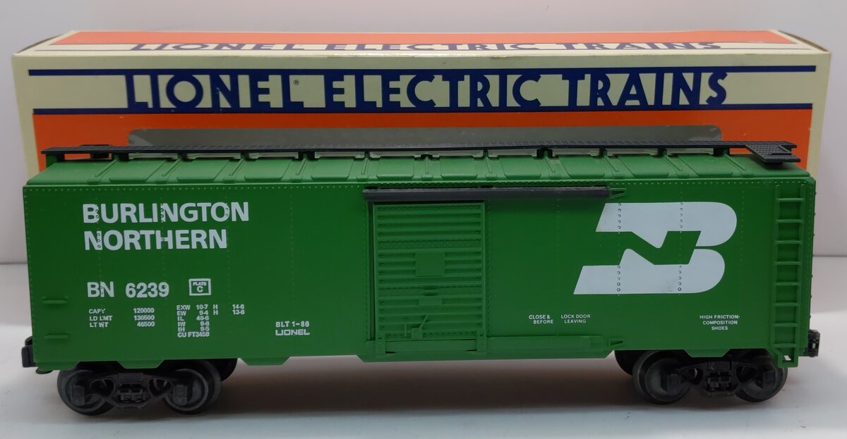 Lionel 6-6239 O Gauge Burlington Northern Standard Boxcar #6239 EX/Box