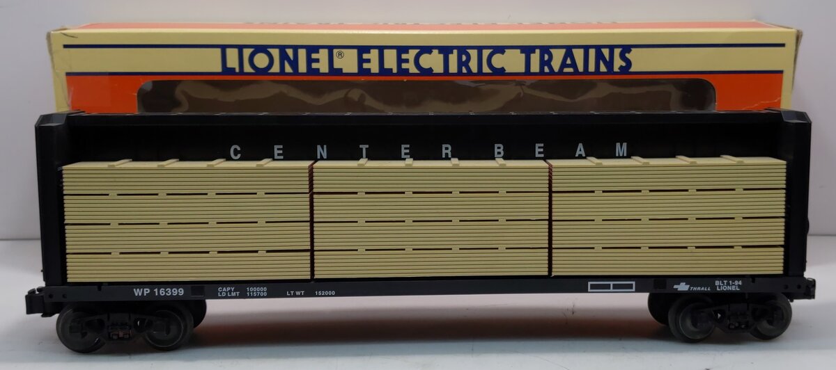 Lionel 6-16399 O Gauge Western Pacific I Beam Flatcar LN/Box