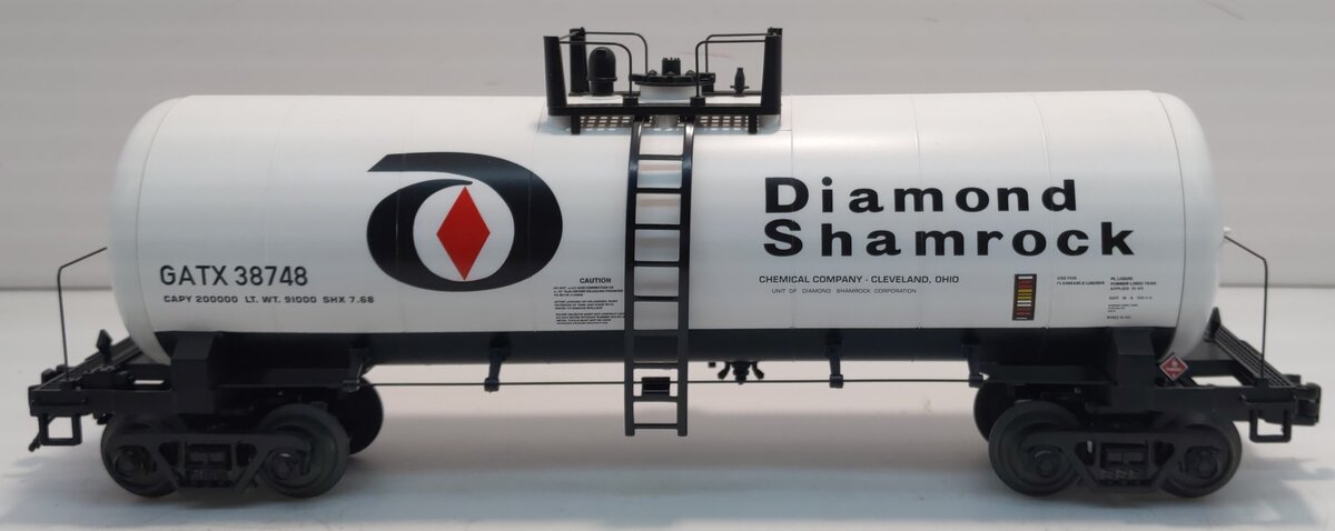 MTH 20-96219 O Diamond Shamrock Tank Car #38748