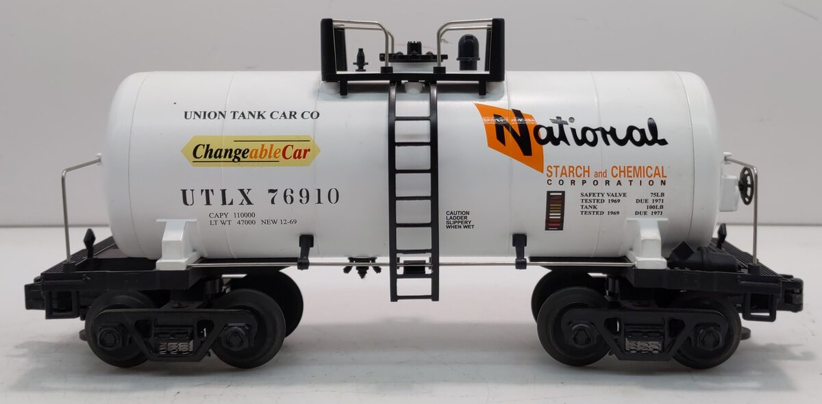 MTH 20-96004 O Gauge National Starch & Chemical Co. 8000 Gallon Tank Car #76910 LN/Box