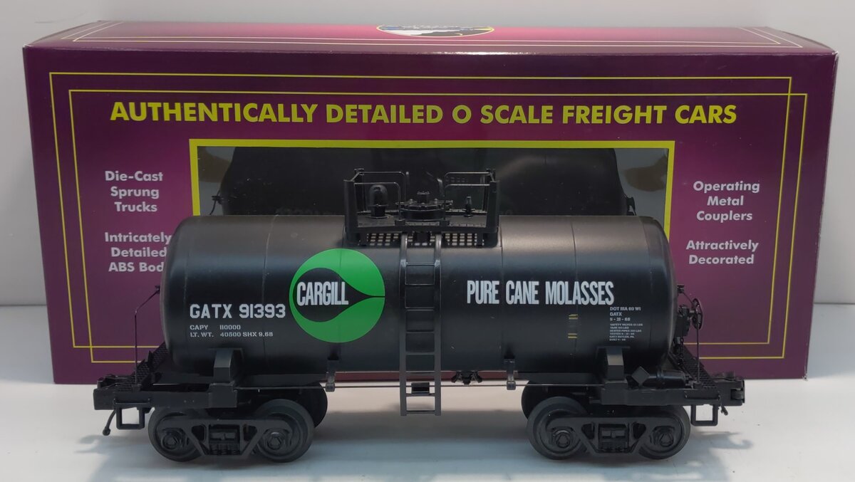 MTH 20-96214 O Cargil 8000 Gallon Tank Car #91393 LN/Box