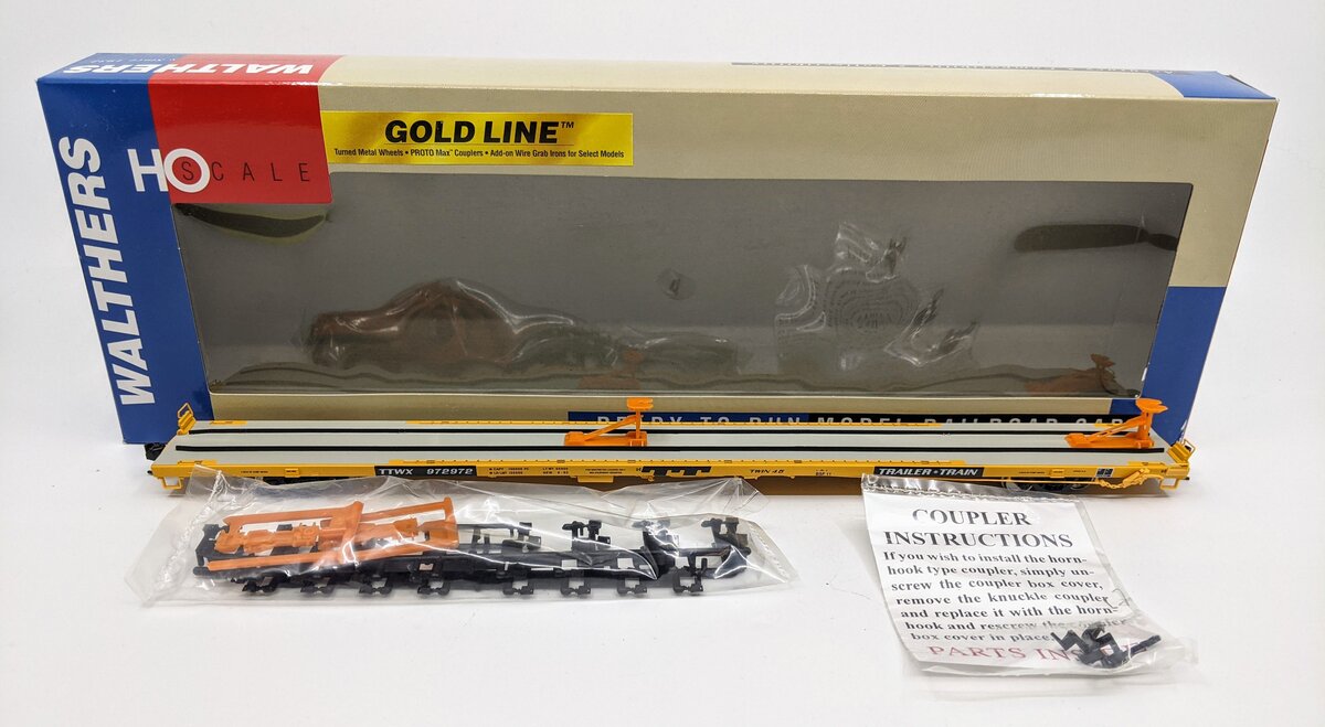 Walthers 932-40824 HO TTWX All Purpose Flatcar w/ P-S Hitches #972972