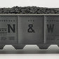 Lionel 6-19327 N&W 4-Bay Weathered Hopper w/ Coal Load #6446-3 LN/Box
