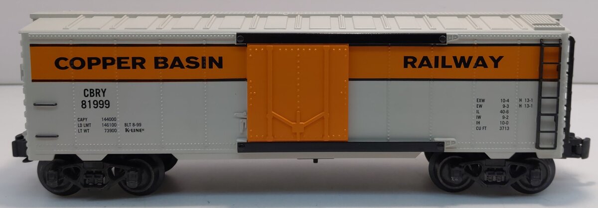 K-Line K641-9024 O Gauge Copper Basin 1999 TTOS Classic Boxcar EX/Box