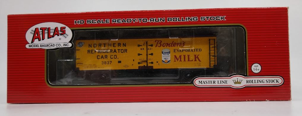 Atlas 20002005 HO Scale Borden's 40' Wood Reefer #3837