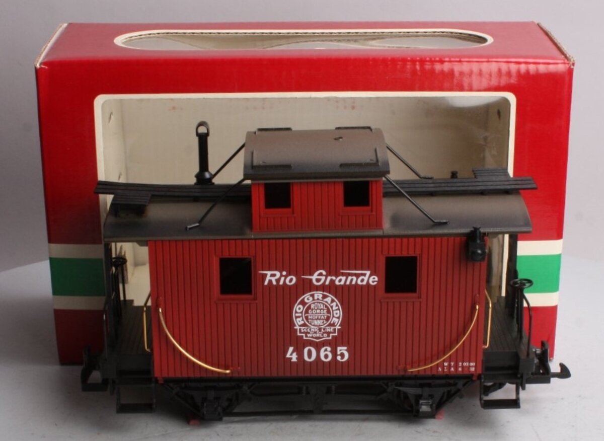 LGB 4065 G Scale Denver & Rio Grande Western Cupola Caboose #4065 LN/Box