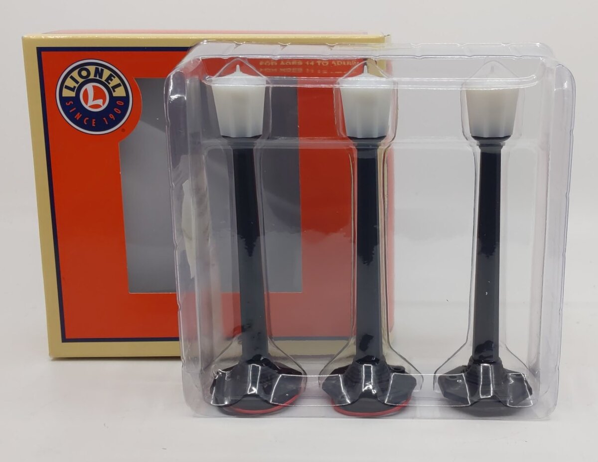 Lionel 6-37174 O Classic Street Lamps (Pack of 3) LN/Box