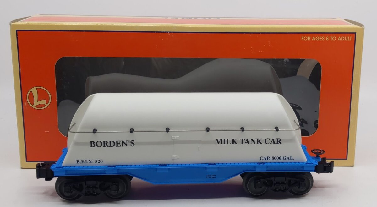 Lionel 6-19445 O Gauge Borden Milk Tank Car #520 LN/Box
