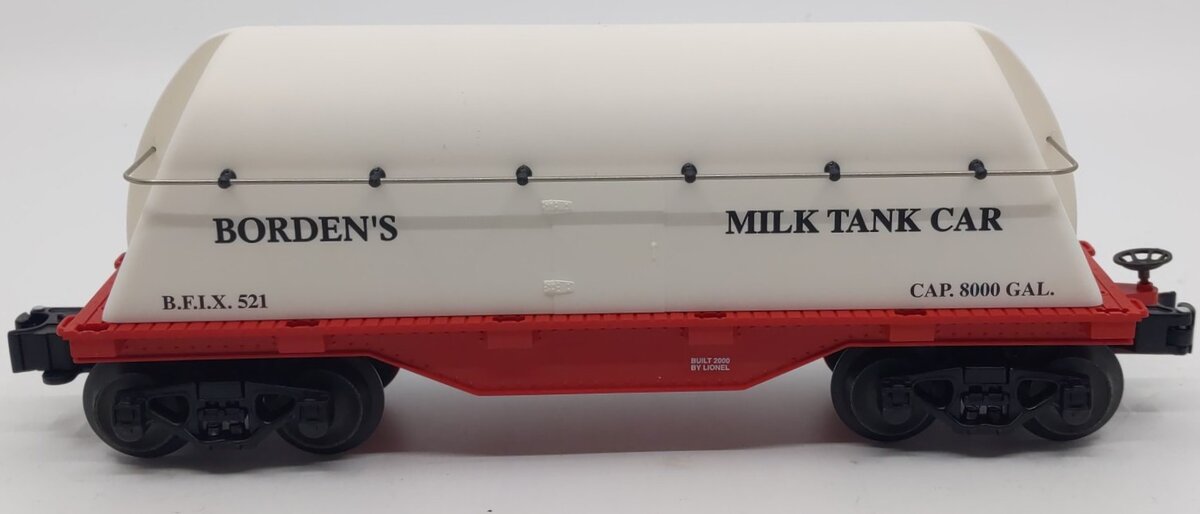 Lionel 6-19479 O Gauge Borden's Milk Tank Transport Car EX/Box