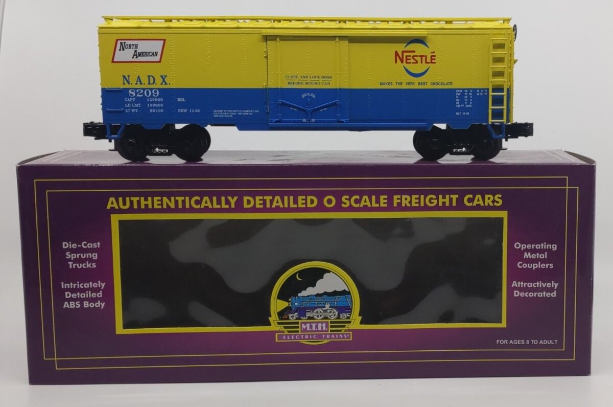 MTH 20-94015 O Gauge Nestle Reefer Car #8209 LN/Box