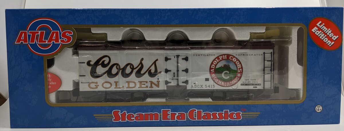 Atlas 8141-14 O Coors 40' Wood Reefer #5415 (3 Rail) LN/Box