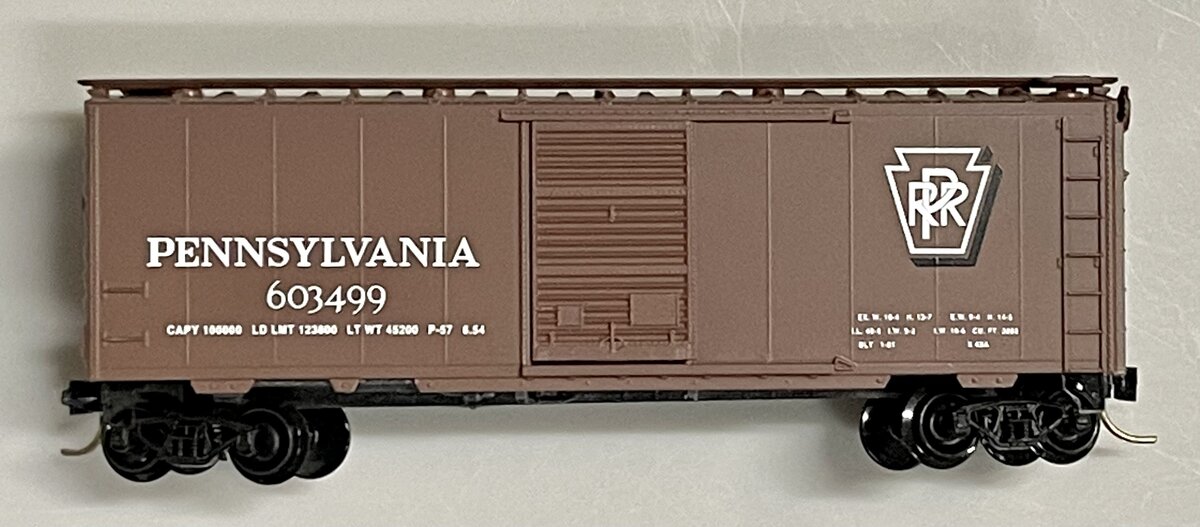 Micro-Trains 20780/3 N Scale Pennsylvania 40' Single Door Boxcar #603499