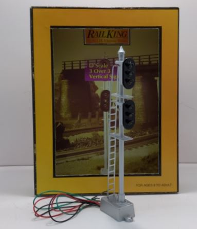 MTH 30-11024 O 3 Over 3 Vertical Signal NIB