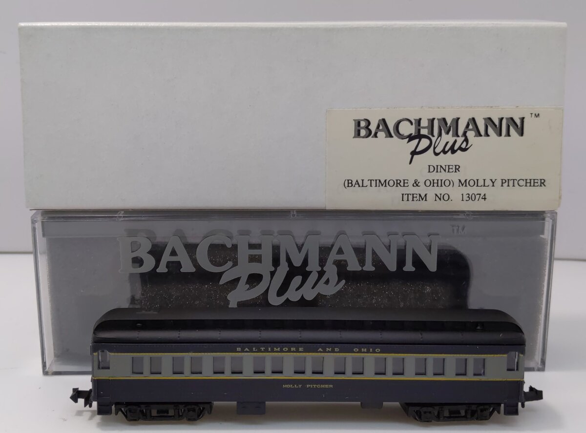 Bachmann 13074 N Baltimore & Ohio Molly Pitcher Diner Car LN/Box