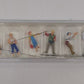 Preiser 10077 HO Scale Men Fishing Figures (Set of 6)