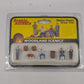 Woodland Scenics A1848 HO Scale Checker Player Figures & Accessories (Set of 8)
