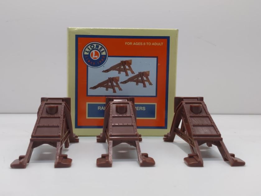 Lionel 6-12717 O and 027 Gauge Authentic Track Bumpers (Set of 3) LN/Box
