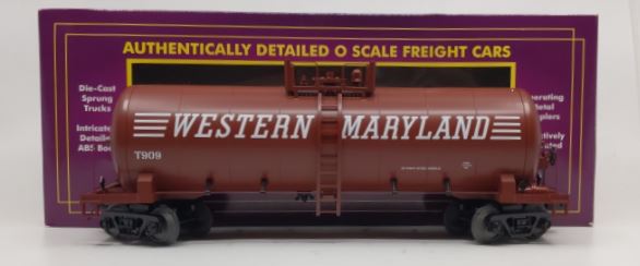 MTH 20-96196 O Western Maryland Single Dome Tank Car #T909