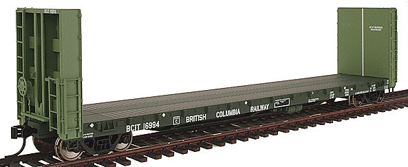 Walthers 932-40058 HO Scale BCIT Canadian 50' Bulkhead Flat Car #16994 LN/Box