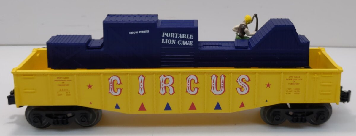 Lionel 6-26723 Circus Lion Chasing Trainer Circus Gondola LN/Box