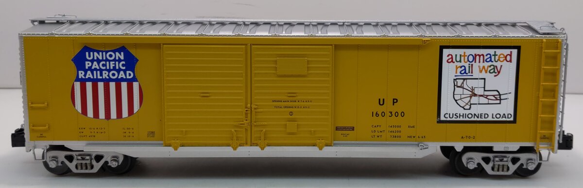 Lionel 6-17282 O Gauge Union Pacific Double Door Boxcar #160300 LN/Box
