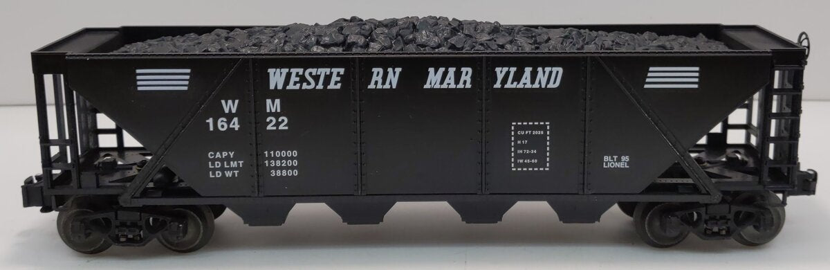 Lionel 6-16422 O Gauge Western Maryland Hopper w/Coal Load LN/Box