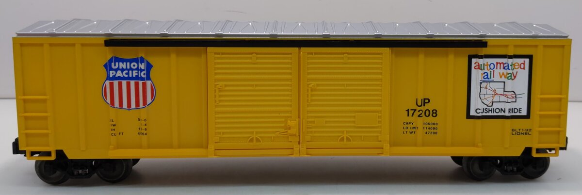 Lionel 6-17208 O Gauge Union Pacific Double Door Boxcar #17208 LN/Box