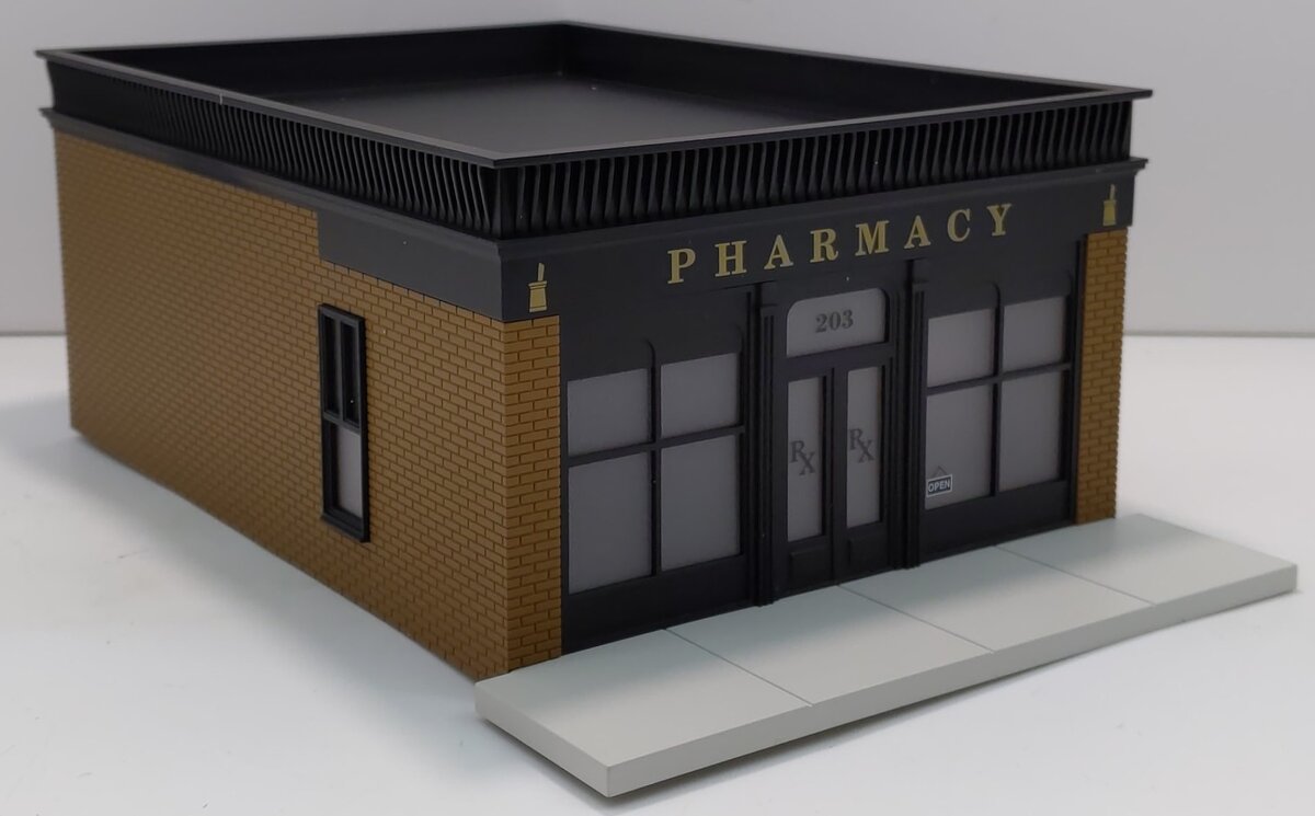 Lionel 6-34128 O Assembled Pharmacy Building LN/Box