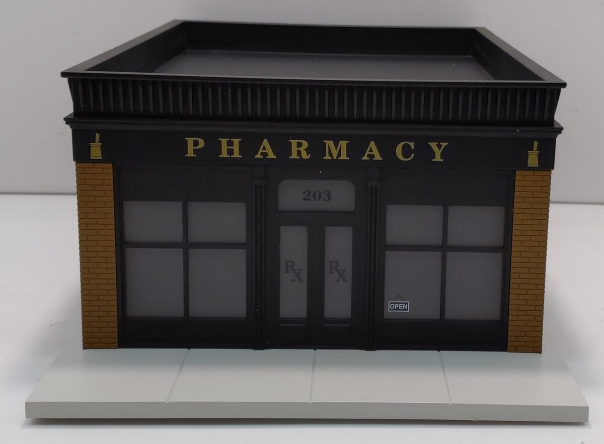 Lionel 6-34128 O Assembled Pharmacy Building LN/Box