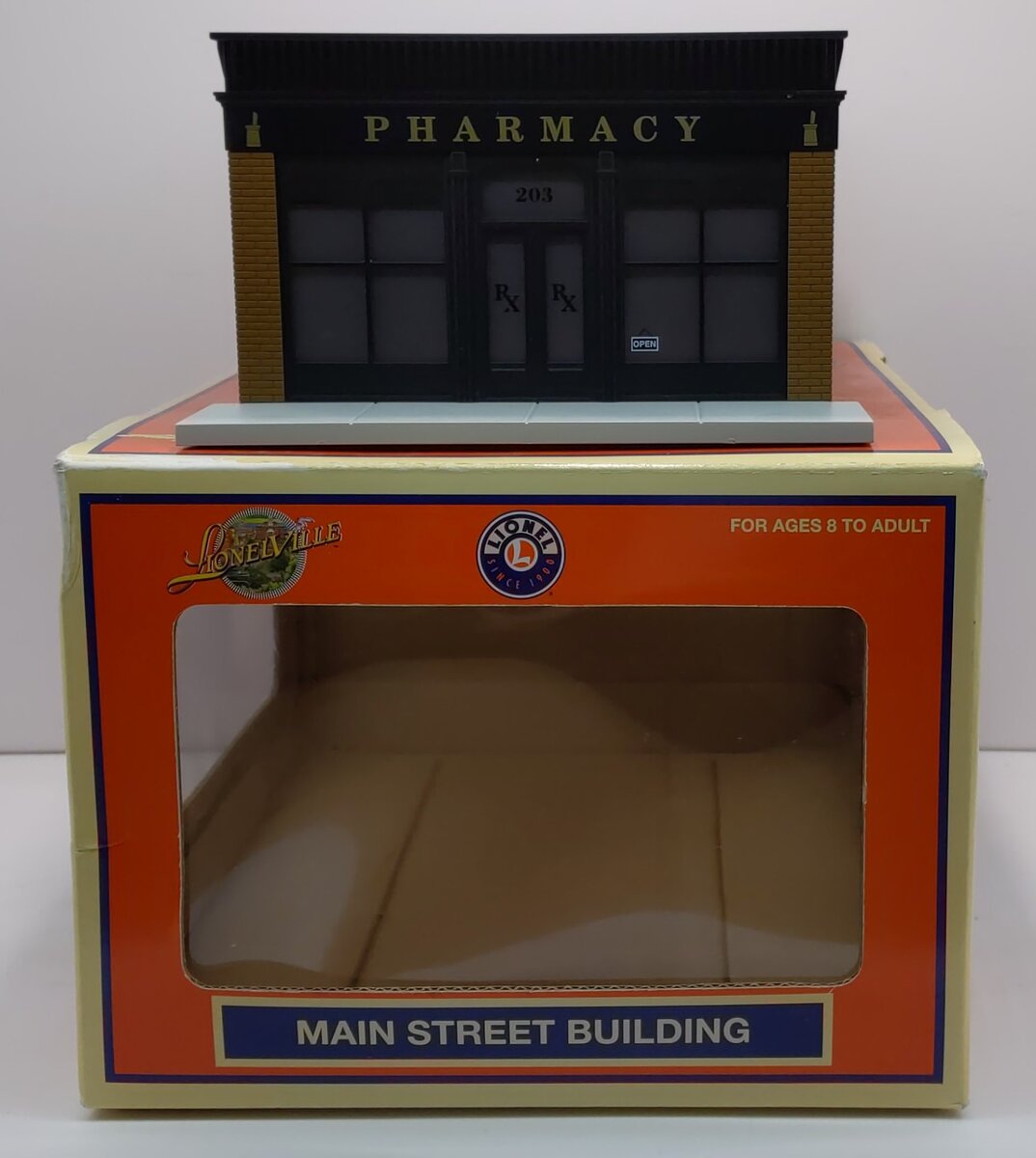 Lionel 6-34128 O Assembled Pharmacy Building LN/Box
