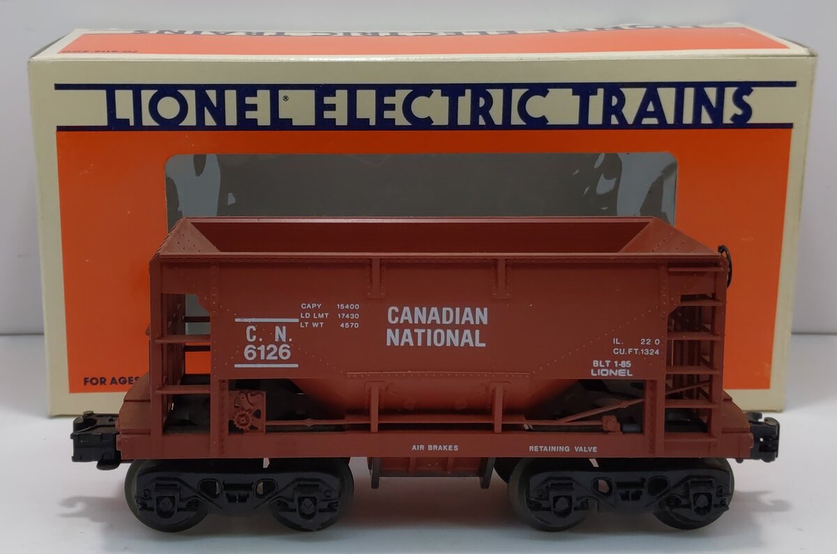 Lionel 6-6126 O Gauge Canadian National Ore Car without Load EX/Box