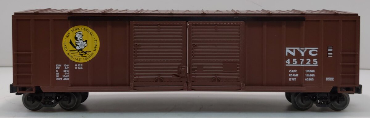 Lionel 6-17263 O Gauge New York Central Double-Door Boxcar LN/Box
