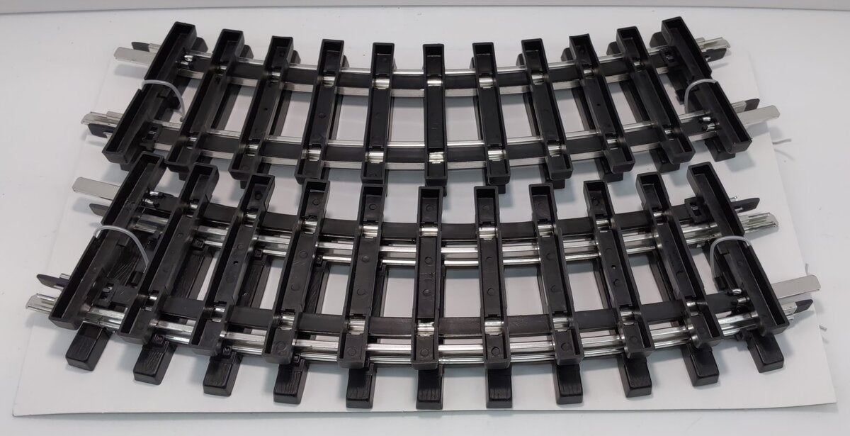 Bachmann 94501 G Curved Steel Alloy Track with Plastic Ties