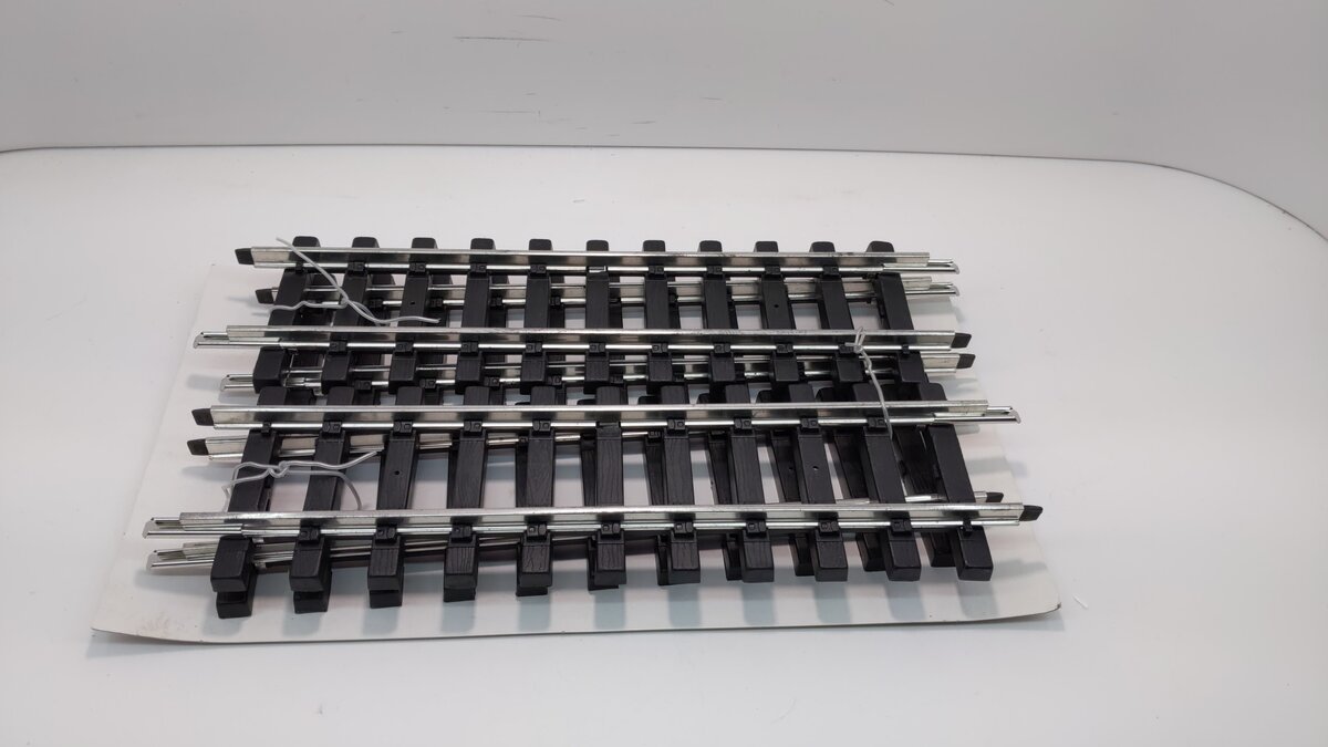 Bachmann 94511 G Steel Alloy Rail Plastic Tie Straight Track (Pack of 4)