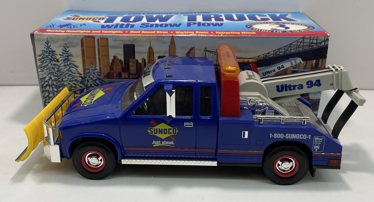 Sunoco Ultra 94 Collectors Edition Tow Truck w/Snow Plow Third of a Series