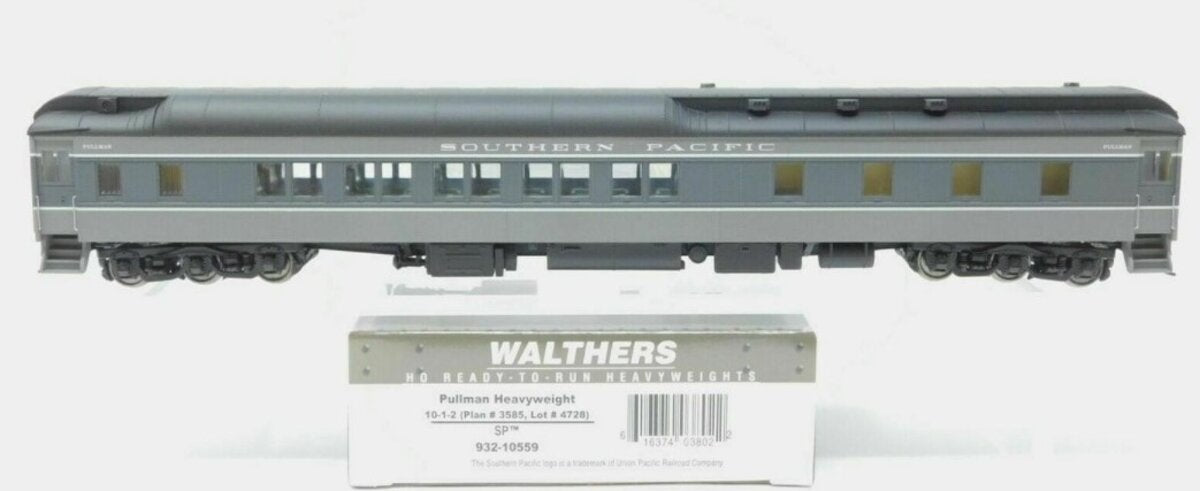 Walthers 932-10559 HO Scale Southern Pacific Pullman Heavyweight Couch Car