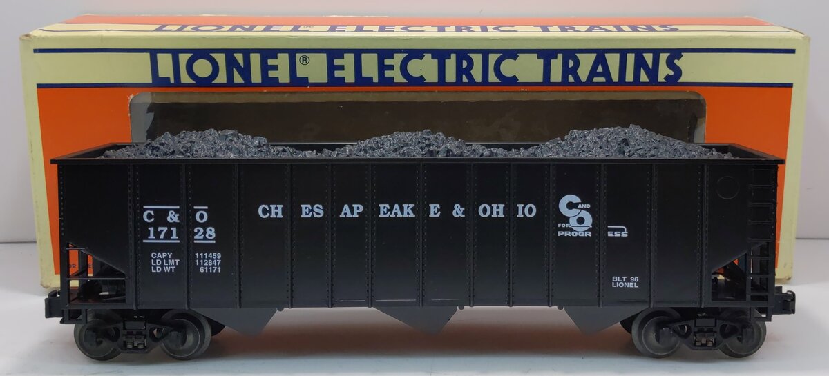 Lionel 6-17128 O Gauge Chesapeake & Ohio 3-Bay Hopper LN/Box